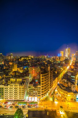 Bina Cityscape macau şehir manzarası geceleri güzel mimari