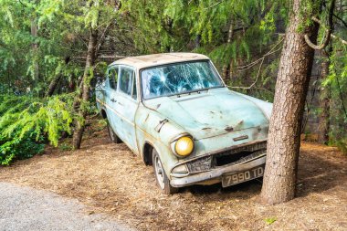 Osaka, Japonya - 12 Kasım 2018: güzel eğlence cazibe Evrensel Studio Osaka harry Potter