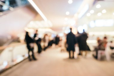 Soyut bulanıklık alışveriş merkezi mağazası iç arka planı için