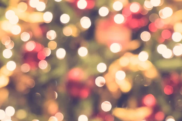 抽象的なぼかしと多重ボケ クリスマス ライト — ストック写真