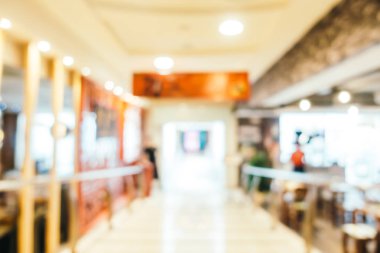 Soyut bulanıklık ve ufuk alışveriş merkezi mağazası