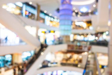 Soyut bulanıklık ve ufuk alışveriş ve perakende iç