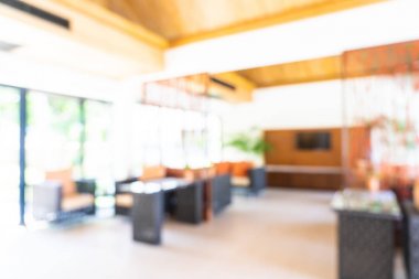 Soyut Blur otel lobi ve oda iç salon