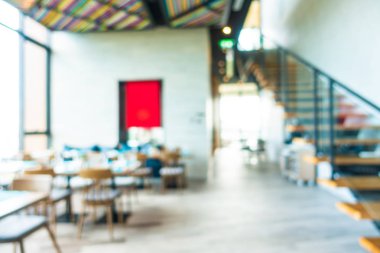 Soyut bulanıklık ve ufuk kafe ve Restoran iç