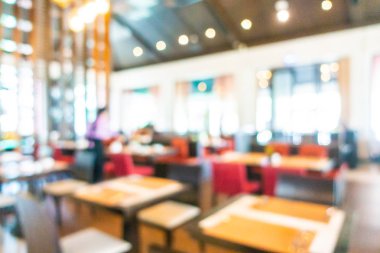Soyut bulanıklık ve ufuk kafe ve Restoran iç