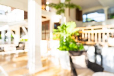 Soyut bulanıklık ve ufuk otel lobi iç