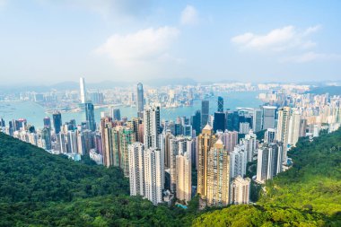 Hong Kong dış cityscape bina güzel mimari 