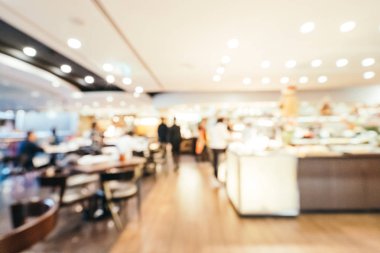 Otel restoranında yemek kahvaltı büfesi bulanıklık