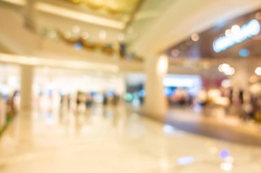 Soyut bulanıklık ve güzel lüks alışveriş merkezi Interio bulanıklık