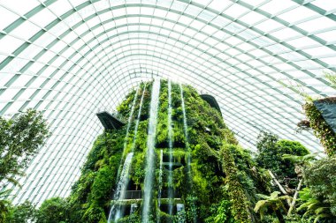 Çiçek kubbe Bahçesi ve greenhous bina güzel mimari