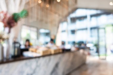 Soyut bulanıklık ve ufuk kafe Cafe ve büfe restaura