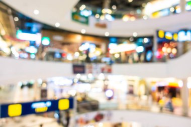 Soyut bulanıklık ve ufuk alışveriş ve perakende iç