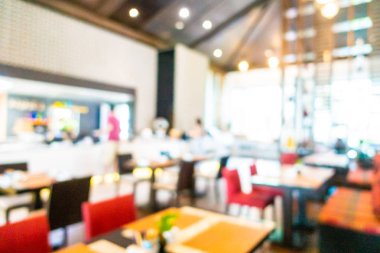 Soyut bulanıklık ve ufuk kafe ve Restoran iç