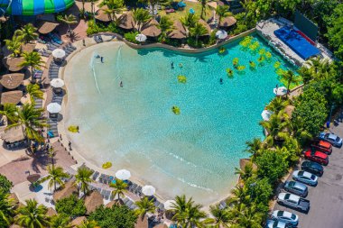 Hua hin, Tayland 30 Nisan 2019 - Vana nava popüler su