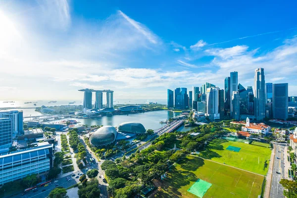 Singapur dış cityscape bina güzel mimari — Stok fotoğraf