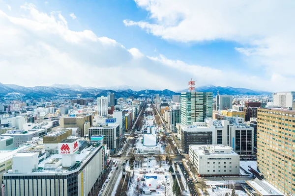 Sapporo Hokkaido, Japón - 2 Febrero 2019 Hermosa arquitectura —  Fotos de Stock