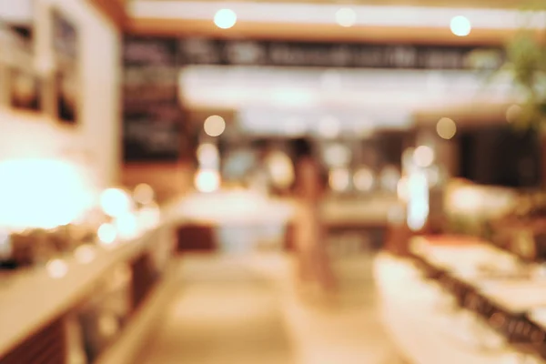 Абстрактний розмитий і розфокусований шведський ресторан і кав'ярня бл — стокове фото