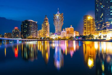 Bina Cityscape Macau güzel mimari