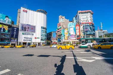 Taipei, Tayvan 30 Kasım 2018: Ximending piyasasıdır popula