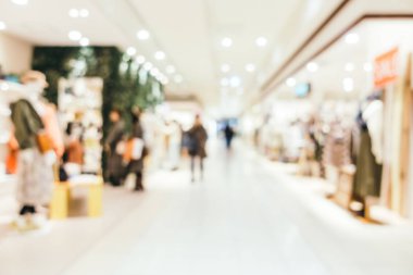 Soyut bulanıklık ve ufuk lüks alışveriş merkezi bölümü s