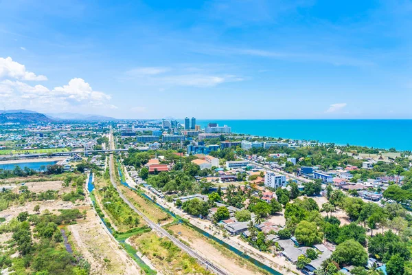 Bellissimo paesaggio esterno e paesaggio urbano di hua hin — Foto Stock