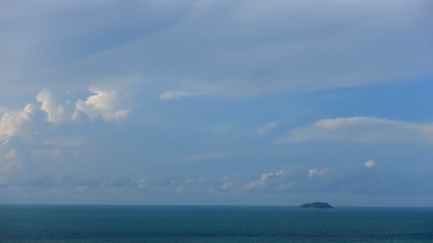 Imágenes Tranquilas Hermoso Mar Ondulado — Vídeos de Stock