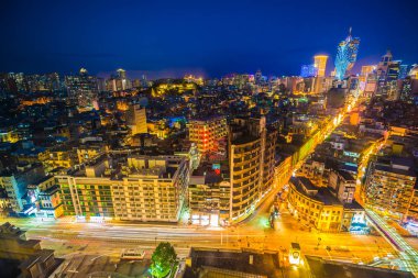 Bina Cityscape Makao şehrinin güzel mimari