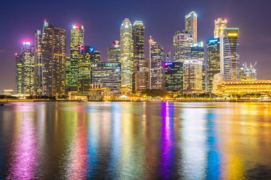 Singapur - 18 Ocak 2019: landma bina güzel mimari