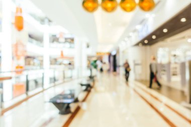 Soyut bulanıklık ve ufuk alışveriş merkezi mağazası