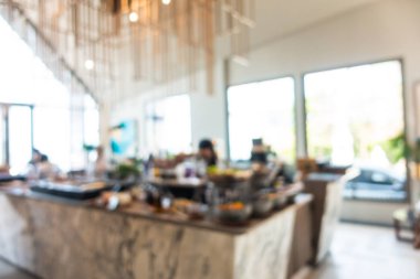 Soyut bulanıklık ve ufuk kafe Cafe ve büfe restaura