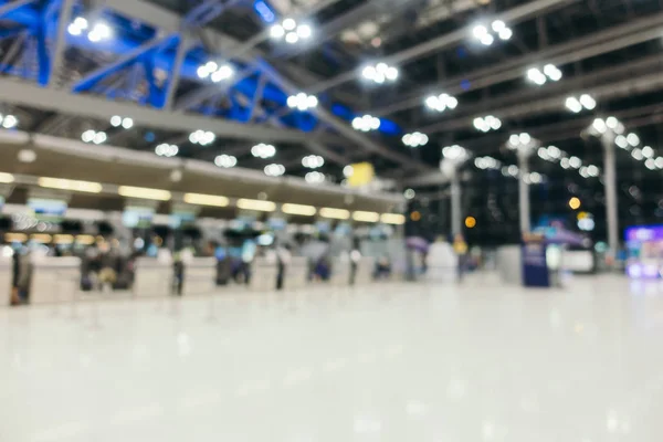 Abstrato borrão terminal do aeroporto e lounge interior — Fotografia de Stock