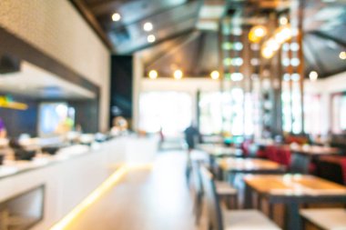 Soyut bulanıklık ve ufuk kafe ve Restoran iç