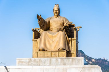Güzel heykel kral Sejong