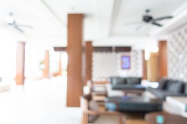 Soyut bulanıklık ve ufuk otel lobi ve salon iç 