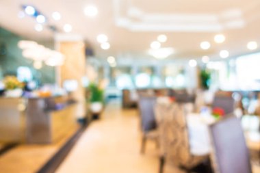 Soyut bulanıklık ve defocused açık büfe restoran ve kahve dükkanı CA
