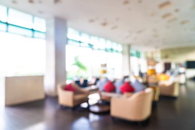 Soyut bulanıklık ve ufuk otel ve lobi iç