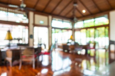 Soyut bulanıklık ve defocused açık büfe restoran ve kahve dükkanı CA