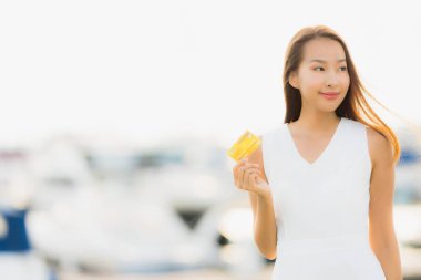 Relax asian eğlence genç gülümsemek güzel kadın mutlu portre