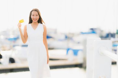 Relax asian eğlence genç gülümsemek güzel kadın mutlu portre