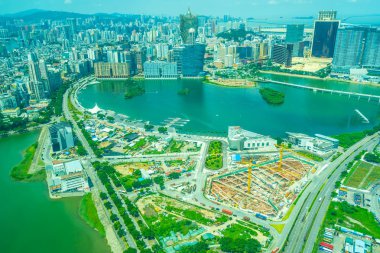 Bina Cityscape Macau güzel mimari