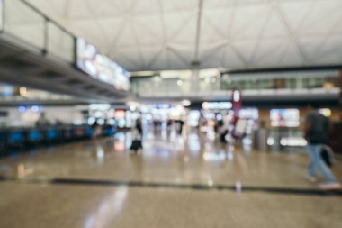 Soyut bulanıklık ve ufuk Havaalanı terminal iç