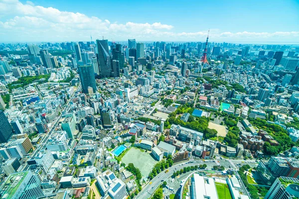 美丽的建筑建筑东京的城市景观 — 图库照片