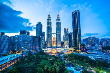 Dış Kuala Lumpur şehirde bina güzel mimari