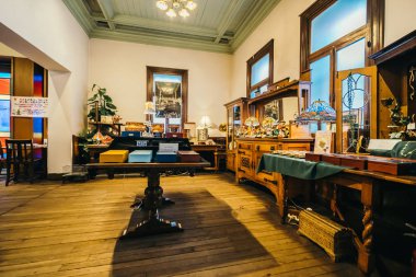 Otaru Hokkaido, Japonya - 5 Şubat 2019 güzel müzik kutusunda m