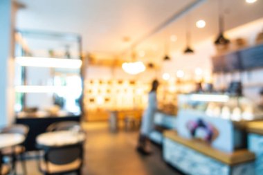 Soyut bulanıklık ve ufuk kafe Cafe ve büfe restaura