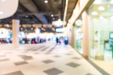 Soyut bulanıklık ve ufuk alışveriş ve perakende iç