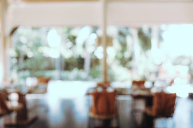 Soyut bulanıklık ve defocused açık büfe restoran ve kahve dükkanı CA