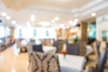 Soyut bulanıklık ve defocused açık büfe restoran ve kahve dükkanı CA