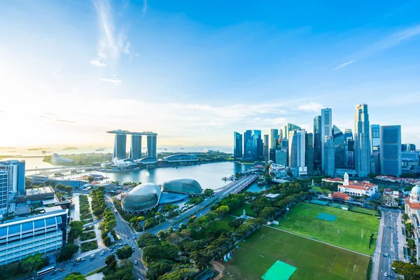 Schöne architektur gebäude außen stadtbild in singapore — Stockfoto