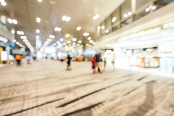 Abstrato borrão e desfocado changi aiport terminal interior — Fotografia de Stock